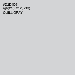 #D2D4D5 - Quill Gray Color Image